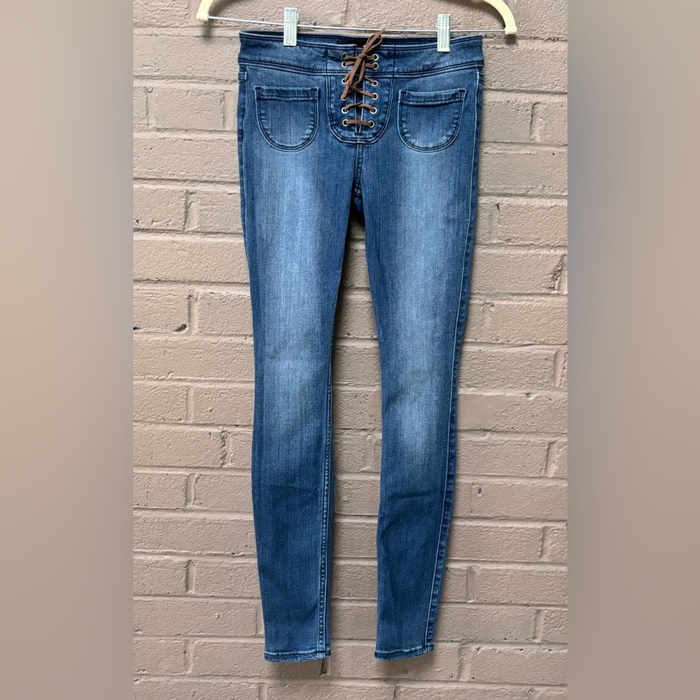 Hollister lace up jean legging  25 /1